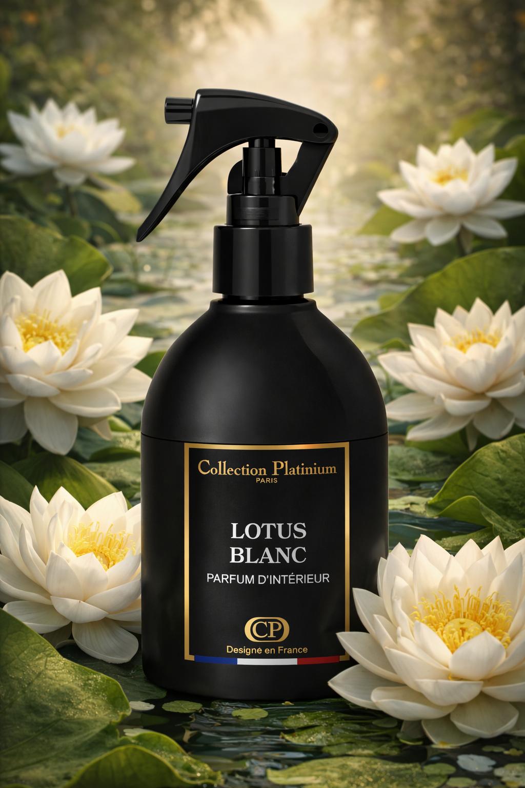 Collection Platinium - Lotus Blanc - Parfum D'intérieur