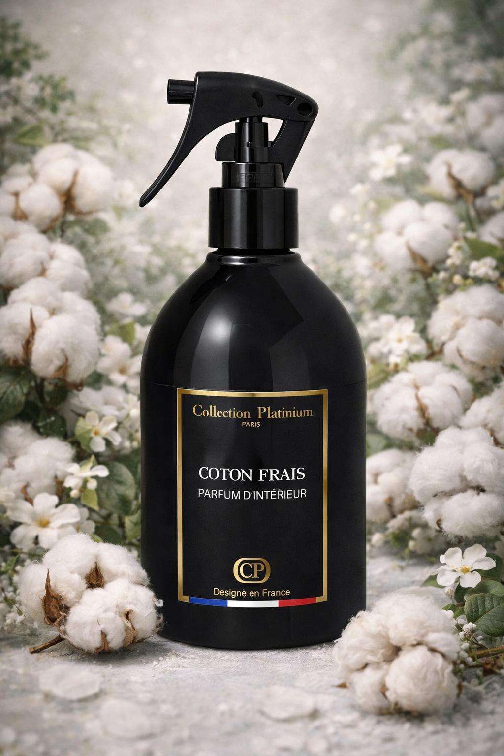 Collection Platinium - Cotons Frais - Spray D'Interieur Parfum D'ambiance