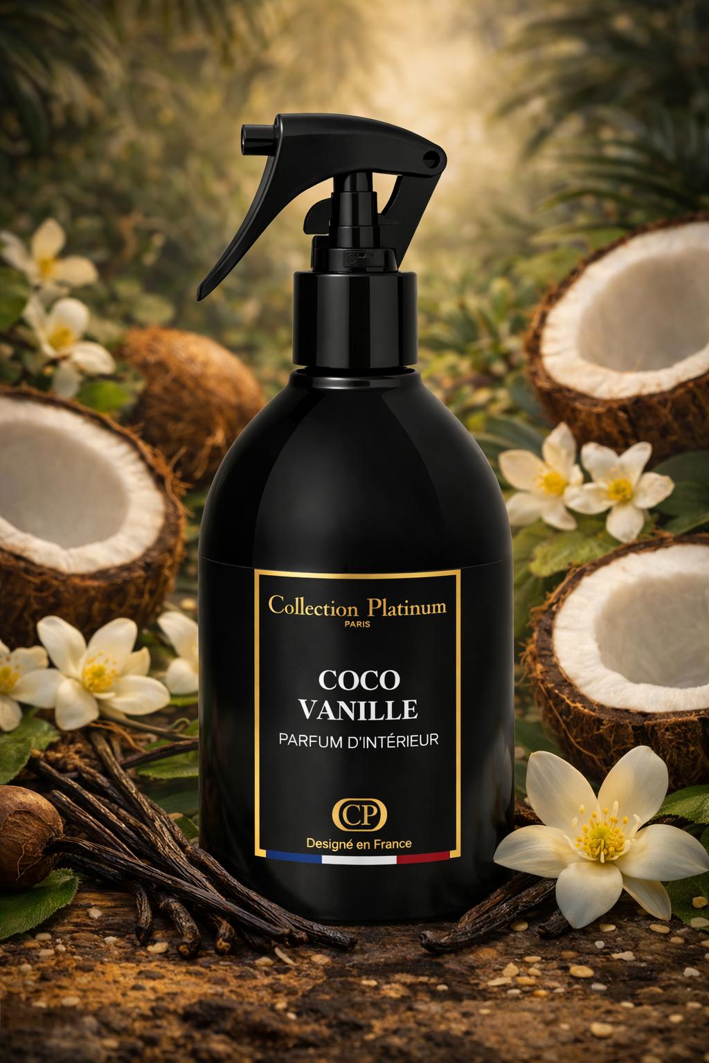 Collection Platinium - Coco Vanille - Spray D'Interieur Parfum D'ambiance