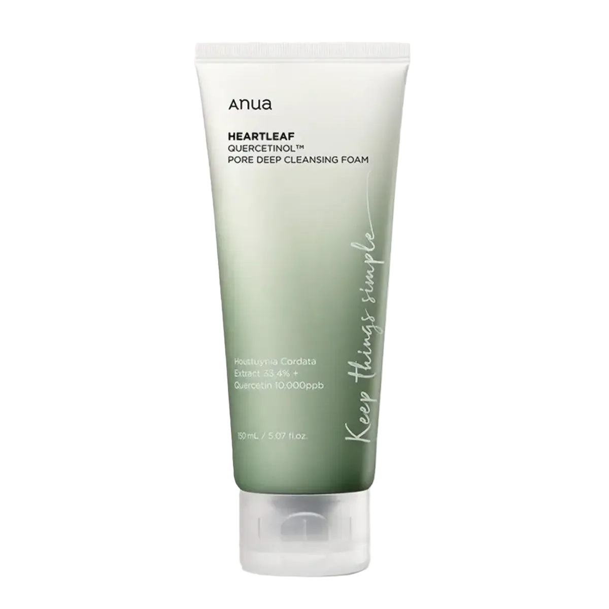Anua - Heartleaf Quercetinol - Pore Deep Cleansing Foam