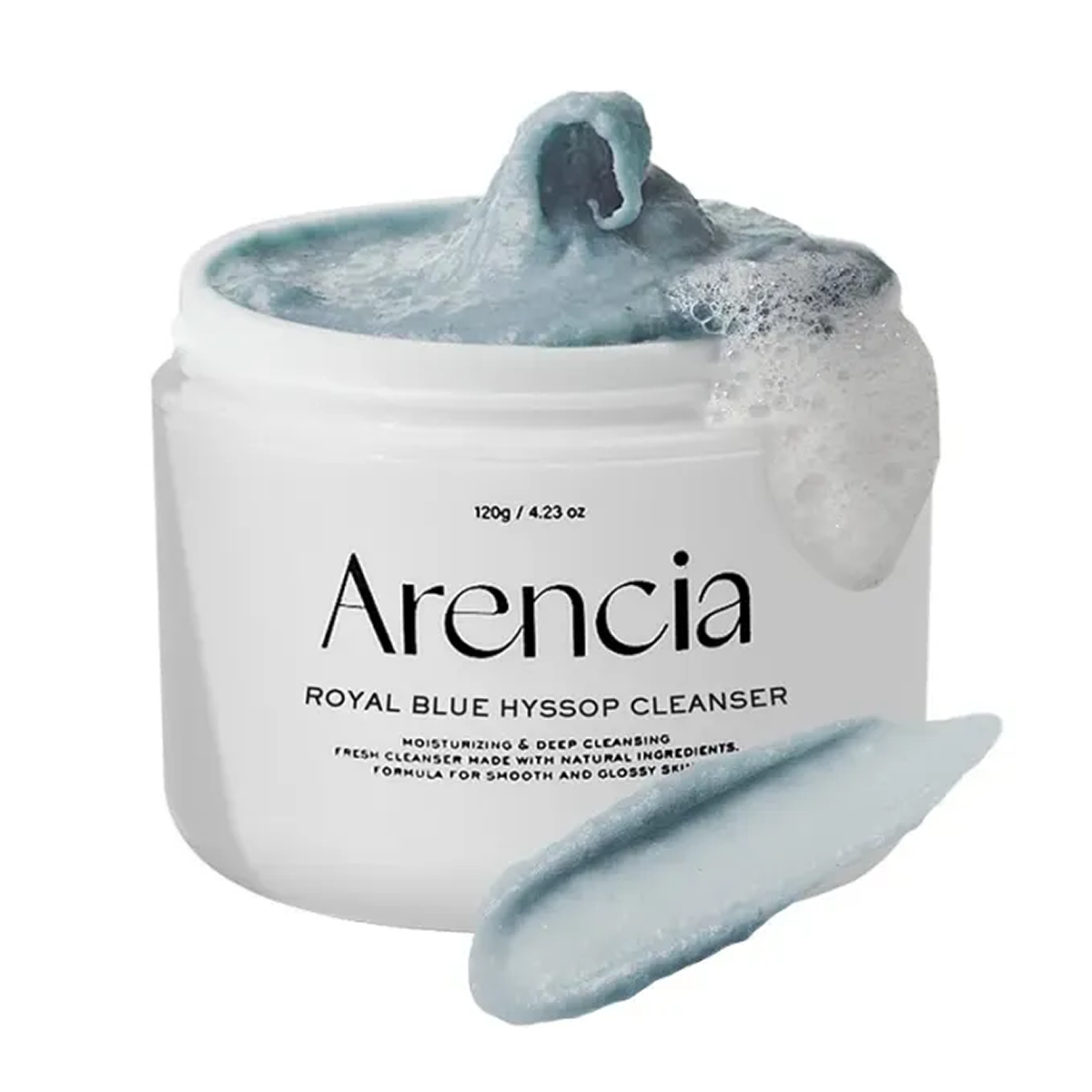 Arencia - Royal Blue Hyssop & Rice Powder Mochi Cleanser