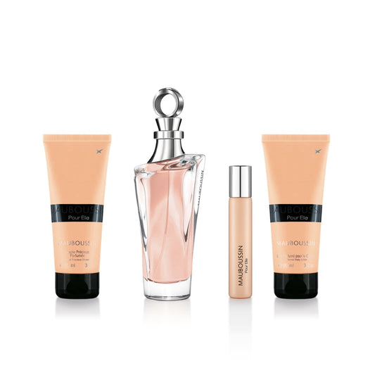 Kits de cosmétiques Coffret pour Elle EDP +Lait 90ml +Gel Douche 90ml + EDP 20ml de la marque Mauboussin mixte 100ml