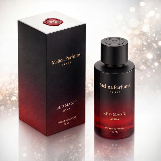 Melina Parfums - Red Magic Aïcha Édition L’Obsidienne - Extrait de Parfum Mixte