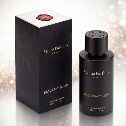 Melina Parfums - Baccarat Elixir Édition L’Obsidienne - Extrait de Parfum Mixte