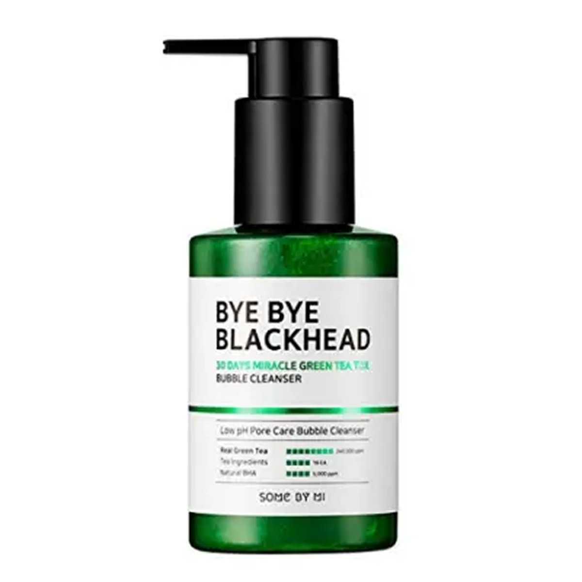 Some By Mi - Bye Bye Blackhead 30 Days - Miracle Green Tea Tox Bubble Cleanser