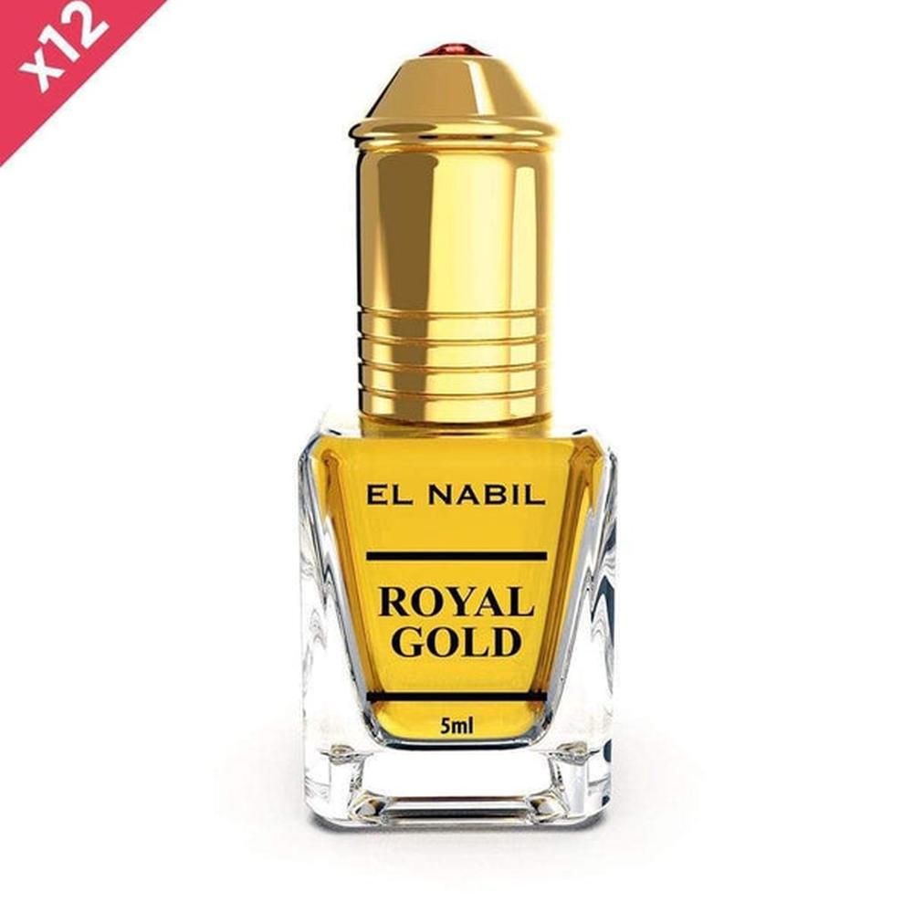 el Nabil - Royal Gold - Parfum Concentré Sans Alcool 12*5ml