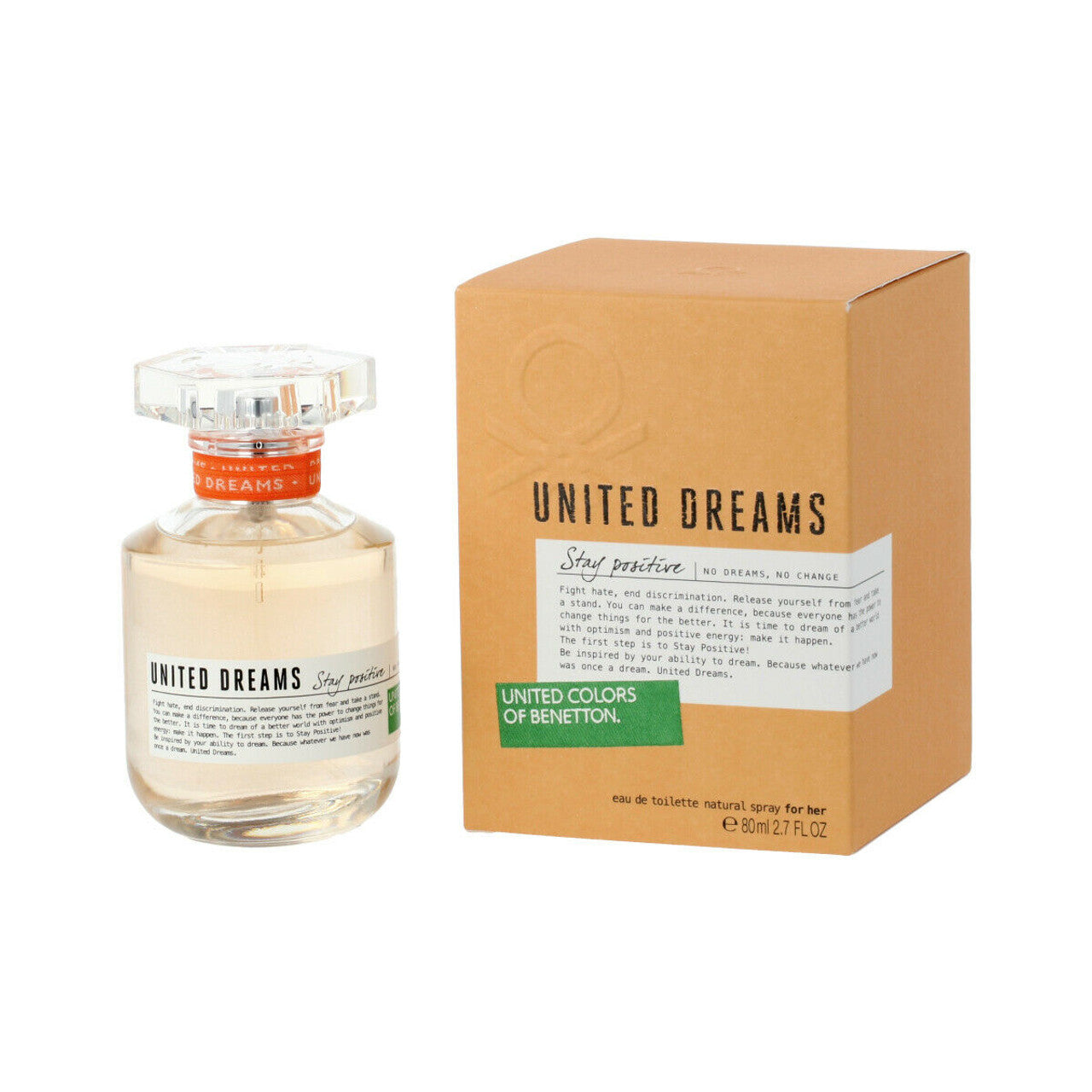 Parfums United Dreams Stay Positive de la marque Benetton pour femme 50 ml