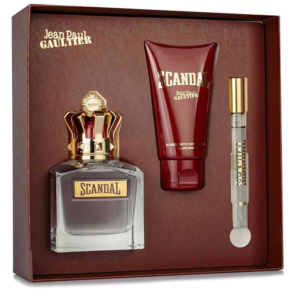 Jean Paul Gaultier - Scandal For Him - Coffret EDT 100ml + Mini 10ml + Gel 75ml