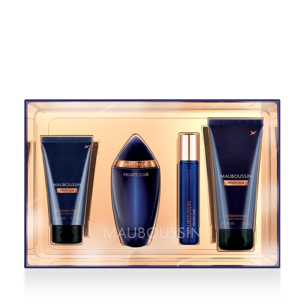 Mauboussin - Private Club Parfum 100ml + Parfum 20ml + Aftershave 50ml + Gel Douche 50ml