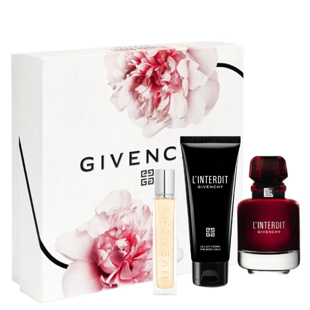 Kits de cosmétiques Coffret L'interdit Rouge Parfum + 12.5ml + Lait Corporel 75ml de la marque Givenchy mixte 80ml