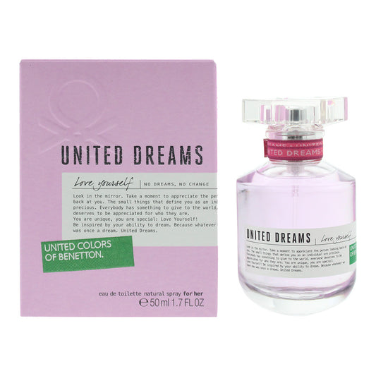 Parfums United Dreams Love Yourself de la marque Benetton pour femme 