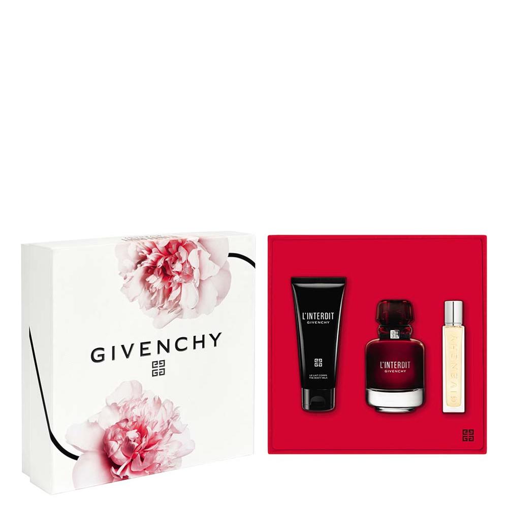 Kits de cosmétiques Coffret L'interdit Rouge Parfum + 12.5ml + Lait Corporel 75ml de la marque Givenchy mixte 80ml