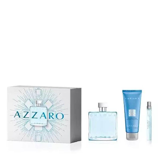 Azzaro - Chrome EDT 100ml +edt 10ml + Shampoing 75ml