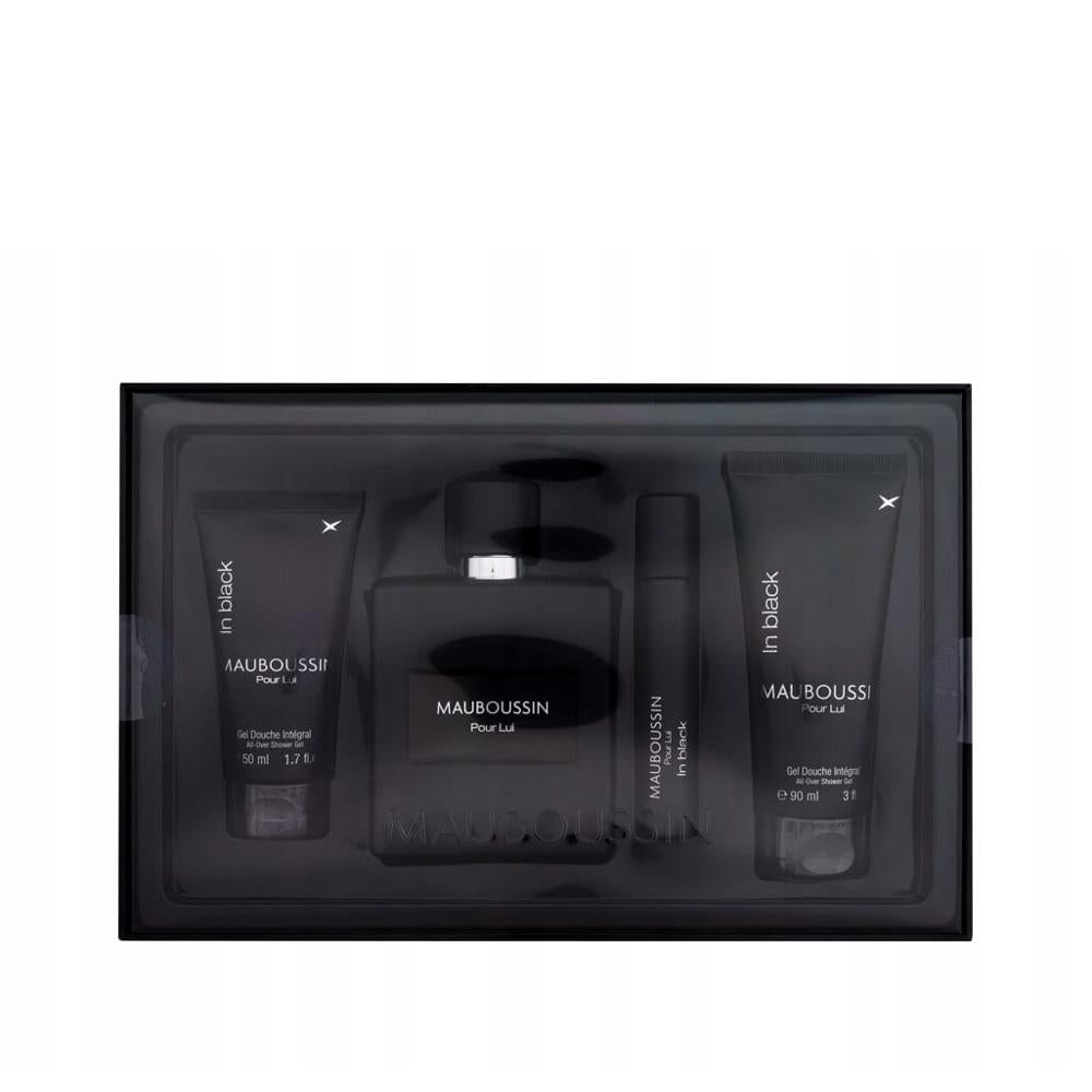 Mauboussin - In Black Parfum 100ml + Parfum 20ml + Aftershave 50ml + Gel Douche 50ml