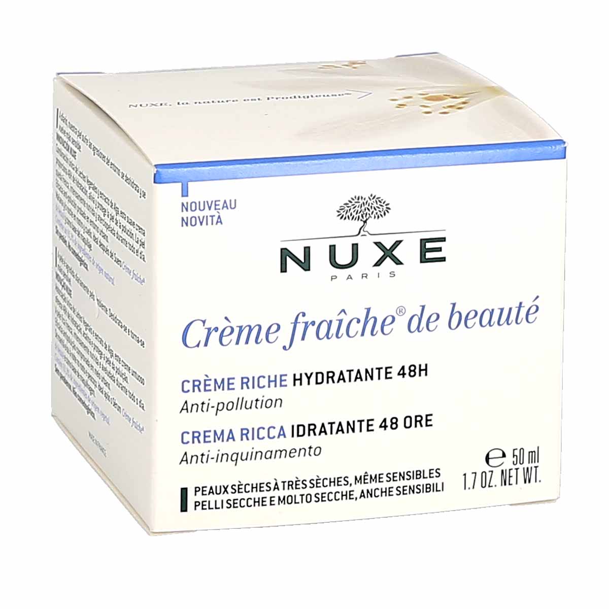 Nuxe - Crème Fracihe de Beauté Hydratante 48h Peaux Sèches