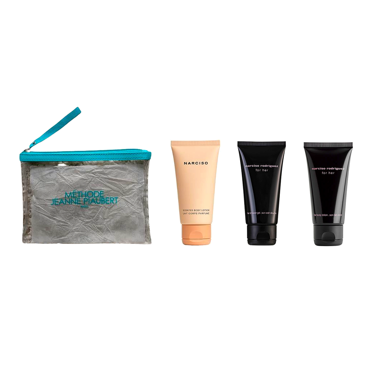 Narciso Rodriguez Lot Lait corps*2 + gel +Trousse