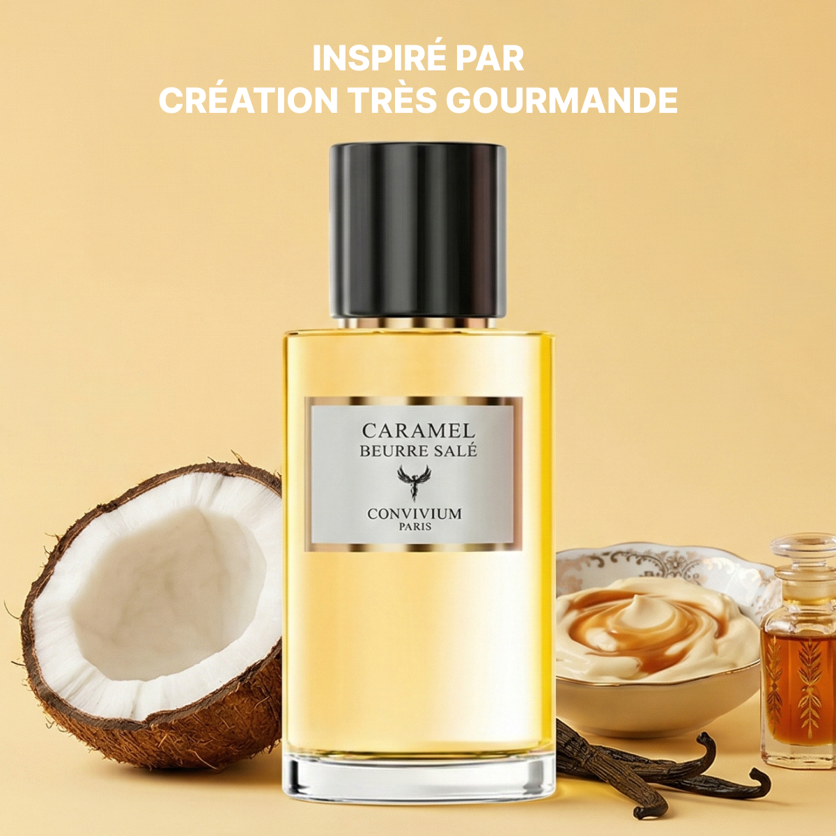 Convivium Paris - Caramel Beurre Salé - Extrait de Parfum Mixte