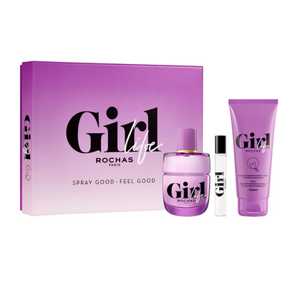 Rochas - Girl Life - EDP 75 ml + EDP MINI 7.5 ml + Lait de Corps 100 ml