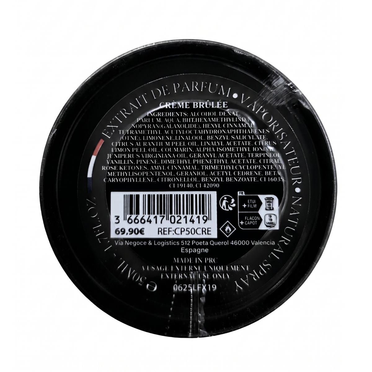 Collection Privée - Crème Brûlée - Extrait de Parfum Mixte
