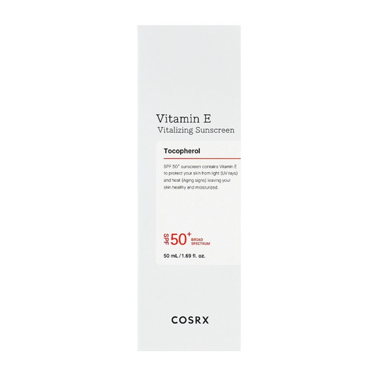 Cosrx - Vitamine E FPS 50 - Crème Solaire Revitalisante
