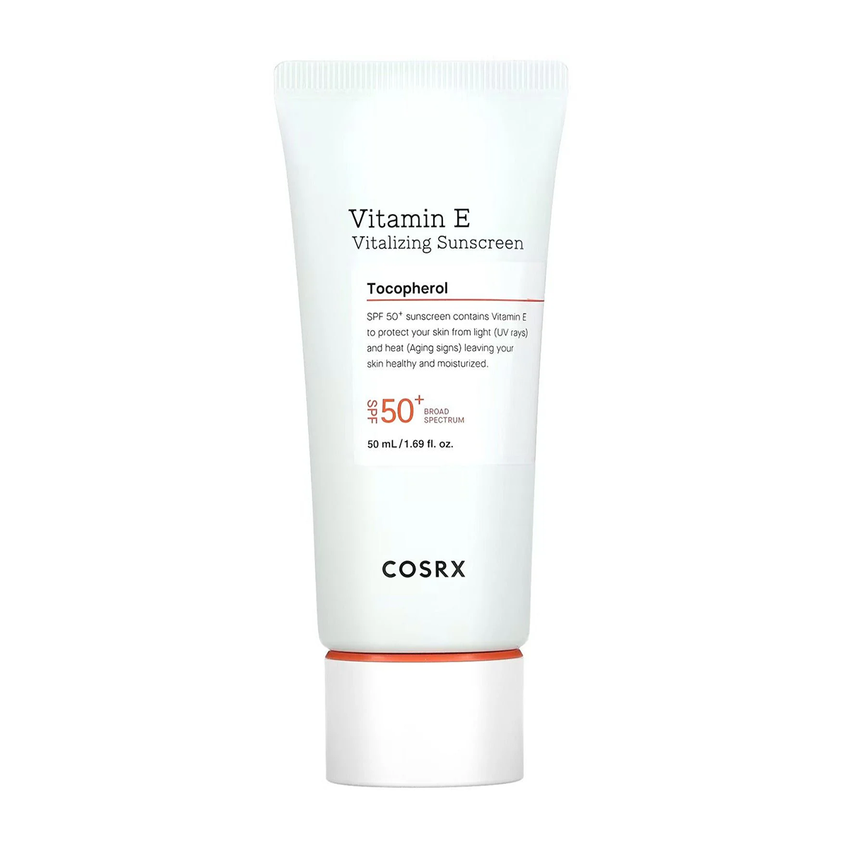 Cosrx - Vitamine E FPS 50 - Crème Solaire Revitalisante