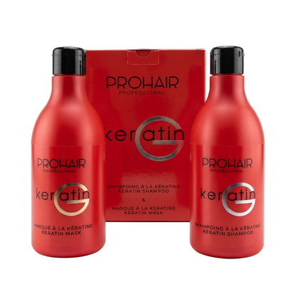 Prohair - Keratin G - Shampoing 1000ml + Masque 1000ml