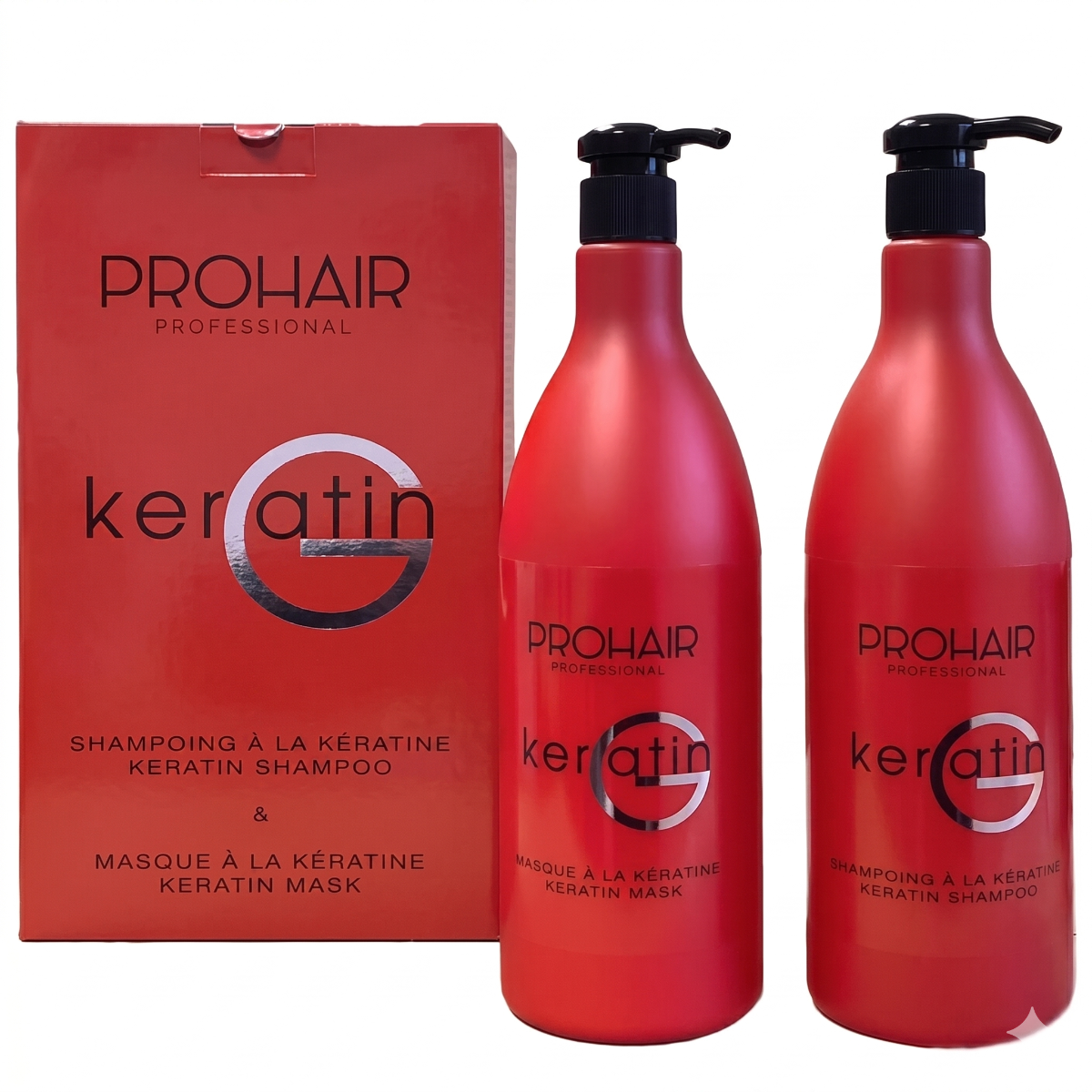 Prohair - Keratin G - Shampoing 1000ml + Masque 1000ml