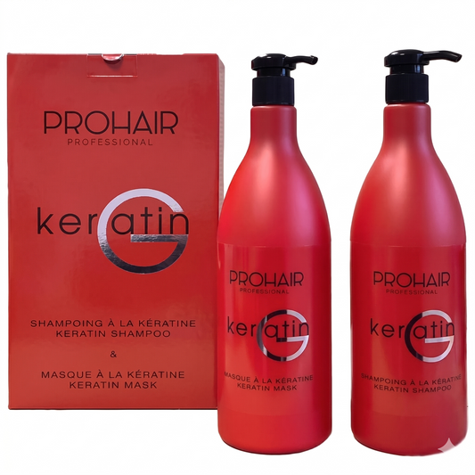 Prohair - Keratin G - Shampoing 1000ml + Masque 1000ml