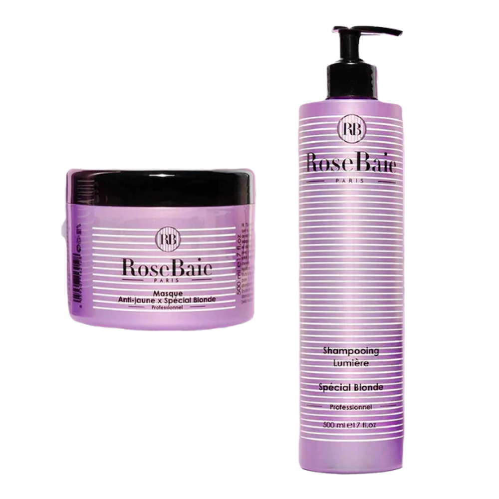 Soin des cheveux Duo Spécial Blonde & Blancs et Anti de la marque RoseBaie mixte 