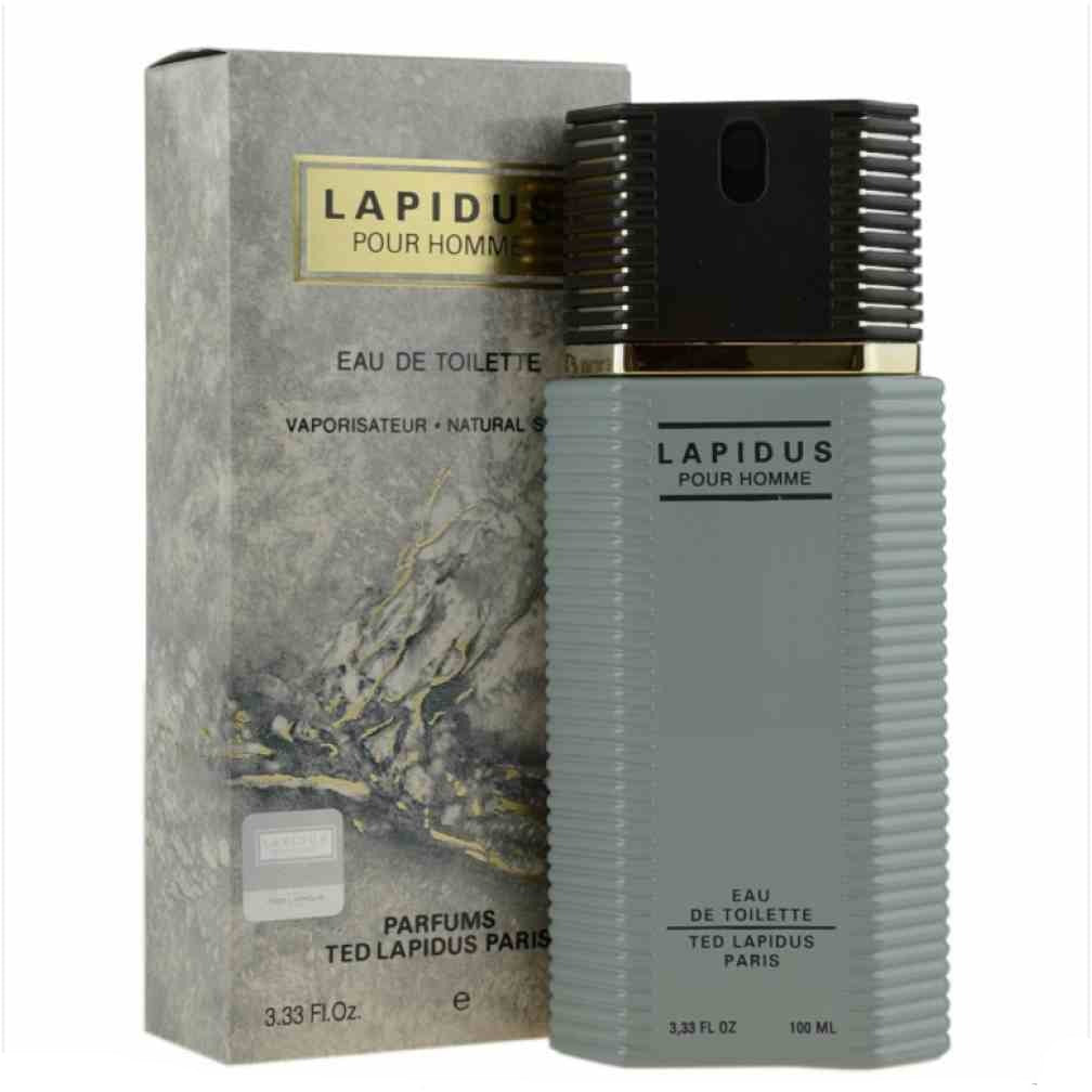 Parfums Lapidus pour homme Gris de la marque Ted Lapidus pour homme 100 ml